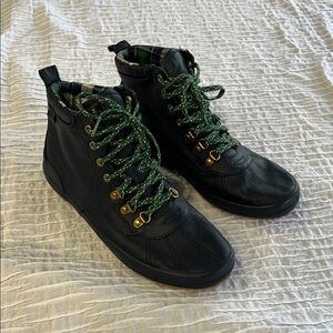 KEDS keds  boots rainbow boots blue Ankle Boots with Green Laces‎ women’s 9